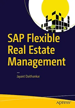 sap flexible real estate management 1st edition jayant daithankar 1484214838, 978-1484214831