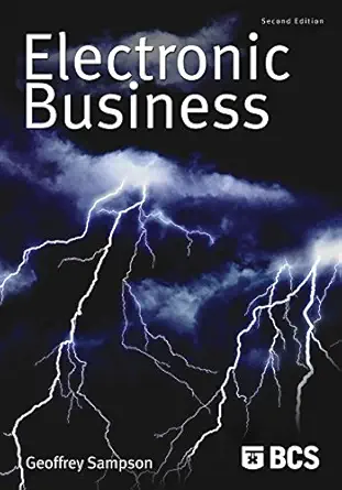electronic business 1st edition geoffrey sampson 1902505891, 978-1902505893