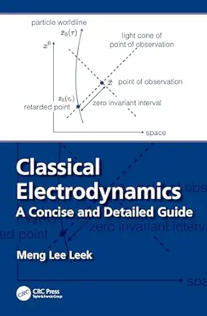 classical electrodynamics 1st edition meng lee leek 1032848316, 978-1032848310
