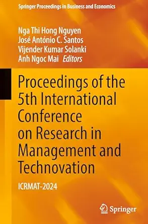 proceedings of the 5th international conference on research in management and technovation icrmat 2024 1st