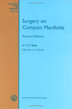 surgery on compact manifolds 1st edition c t c wall ,a a ranicki 0821809423, 978-0821809426