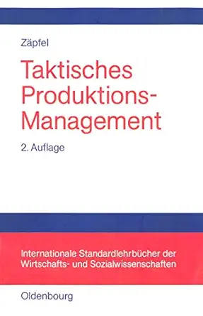 taktisches produktions management 1st edition ga 1/4nther za pfel 3486254642, 978-3486254648