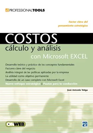 costos con microsoft excel espanol manual users manuales users 1st edition jose antonio veiga 9875262730,