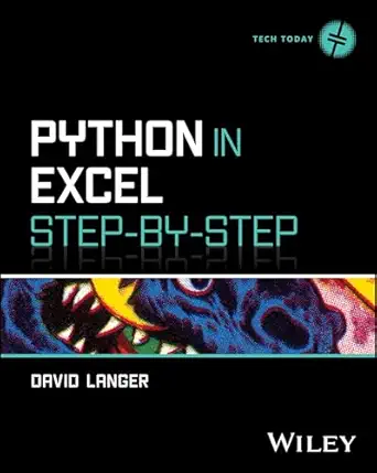 python in excel step by step 1st edition david langer 1394340761, 978-1394340767
