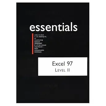 excel 97 essentials level ii 1st edition nancy kaczmarczyk ,nancy kazmorczyk 1575767996, 978-1575767994