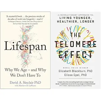 lifespan dr david a sinclair the telomere effect 2 books collection set 1st edition dr david a sinclair ,dr