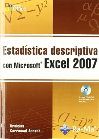 estada stica descriptiva con microsoft excel 2007 1st edition ursicino carrascal arranz ,antonio garcia tome
