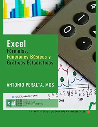 excel fa rmulas funciones ba sicas y gra ficos estada sticos 1st edition antonio p peralta c 9945803700,