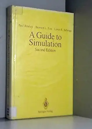 a guide to simulation 1st edition p bratley 3540964673, 978-3540964674