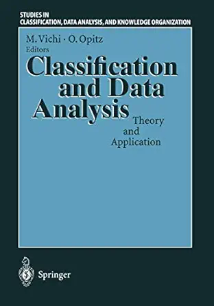 classification and data analysis theory and application proceedings of the biannual meeting of the