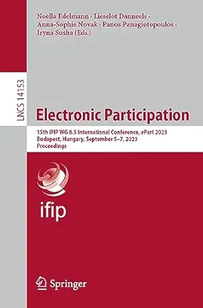 electronic participation 15th ifip wg 8 5 international conference epart 2023 budapest hungary september 5a 7