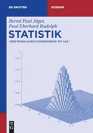 statistik verstehen durch experimente mit sasa 1st edition bernd paul ja ger ,paul eberhard rudolph