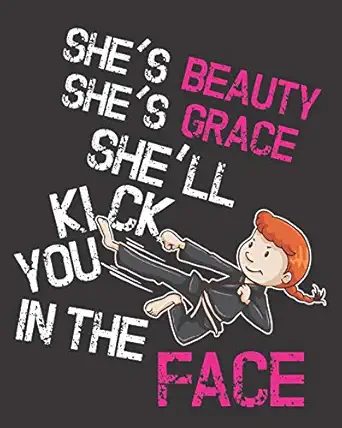 shes beauty shes grace shell kick you in the face teacher planner july 2019 to june 2020 calendar organizer