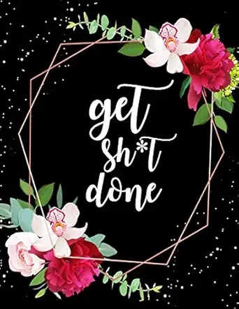 get shit done 2020 planner january december 2020 12 monthly calendar schedule organizer with inspirational