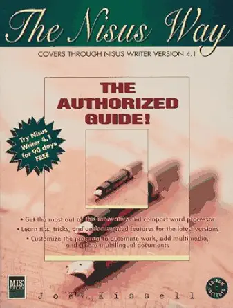 the nisus way 1st edition joe kissell 1558284559, 978-1558284555