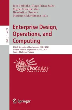 enterprise design operations and computing 28th international conference edoc 2024 vienna austria september