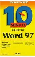 ten minute guide to word 97 1st edition peter g aitken 0789710196, 978-0789710192