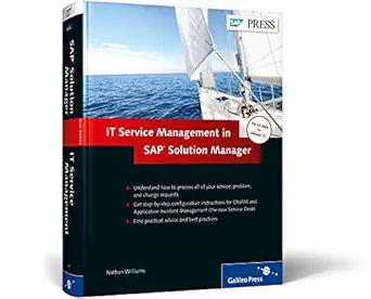 itsm and charm in sap solution manager 1st edition nathan williams 1592294405, 978-1592294404