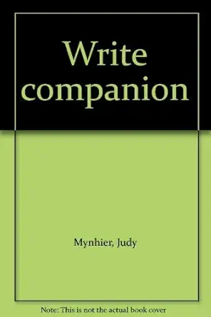 write companion 1st edition judy mynhier ,allan mcguffey ,gena berg cobb 093676709x, 978-0936767093