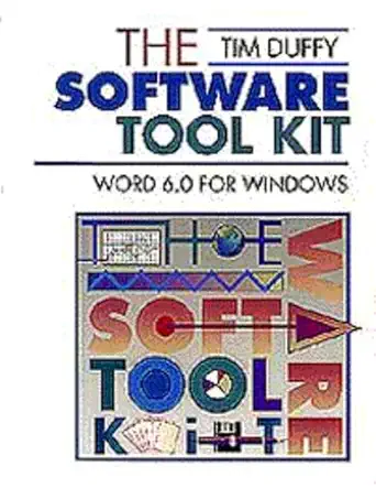 tool kit 1st edition tim duffy 0534302513, 978-0534302511