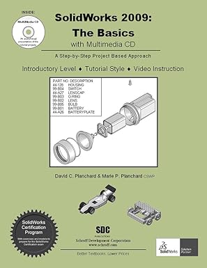 solidworks 2009 the basics with multimedia cd 1st edition david c planchard ,marie p planchard 1585035246,