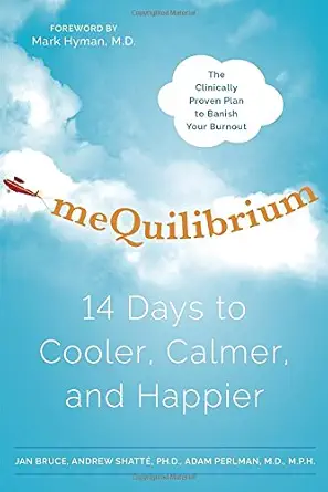 mequilibrium 14 days to cooler calmer and happier 1st edition jan bruce ,andrew shatte ph d ,adam perlman