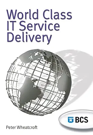 world class it service delivery 1st edition peter wheatcroft 1902505824, 978-1902505824