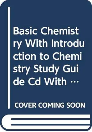 basic chemistry with introduction to chemistry study guide cd with media act + student supplement package 1st