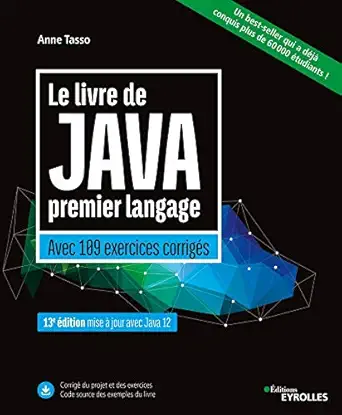 le livre de java premier langage avec 109 exercices corrigas 1st edition anne tasso 2212678401, 978-2212678406