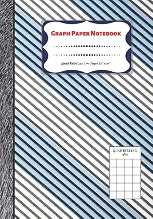 graph paper notebook quad ruled 4x4 110 pages 7 x 10 squared graphing paper blank notebook grid paper