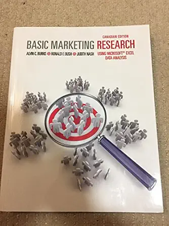 basic marketing research using microsoft excel data analysis first   with companion website 1st edition alvin