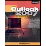 microsoft outlook 2007 on windows vista 1st edition denise seguin 076383016x, 978-0763830168