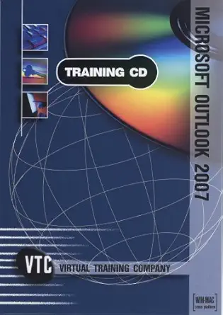 microsoft outlook 2007 vtc training cd 1st edition brian culp 1933736887, 978-1933736884
