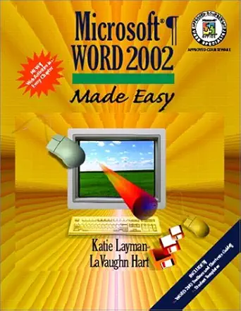 microsoft word 2002 made easy 1st edition katie layman ,lavaughn hart 0130612286, 978-0130612281