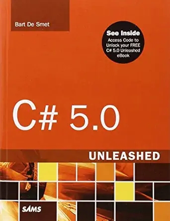 c# 5 0 unleashed 1st edition bart de smet 0672336901, 978-0672336904