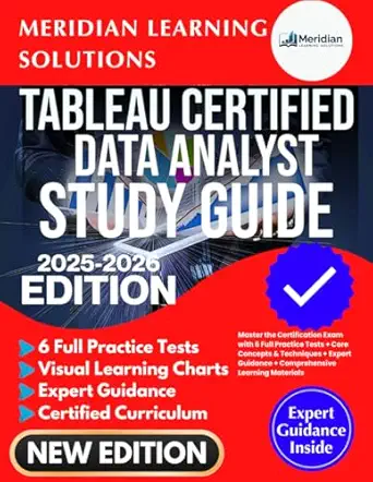 tableau certified data analyst study guide master the certification exam with 6 full practice tests + core