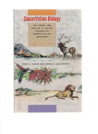 conservation biology 1st edition peggy l fiedler ,subodh k jain 0412019612, 978-0412019616