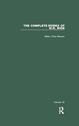 the complete works of w r bion 1st edition w r bion ,chris mawson 0367322900, 978-0367322908