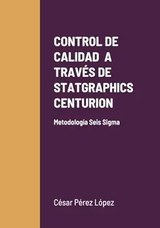 control de calidad a trava s de statgraphics centurion 1st edition perez 1446656004, 978-1446656006