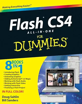 flash cs4 all in one for dummies 1st edition doug sahlin ,william b sanders 0470385391, 978-0470385395
