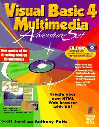 visual basic 4 multimedia adventure set the best way to develop 32 bit multimedia with visual basic 4 1st