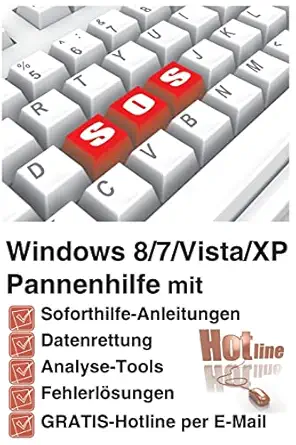 windows 8/7/vista/xp pannenhilfe soforthilfe anleitungen datenrettung analyse tools fehlerloesungen gratis