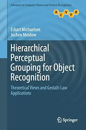 hierarchical perceptual grouping for object recognition theoretical views and gestalt law applications 1st
