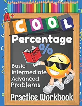 cool percentage basic intermediate advanced problems practice workbook emoji math practice worksheets booklet