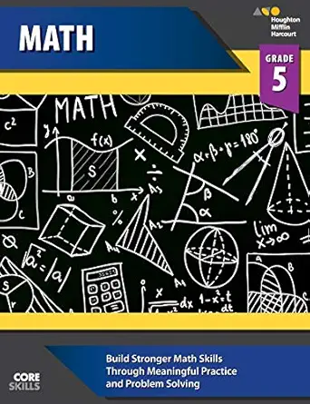 core skills mathematics workbook grade 5 1st edition houghton mifflin harcourt 0544268237, 978-0544268234