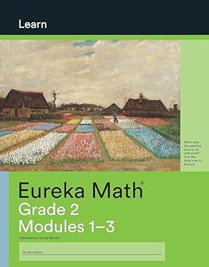 eureka math learn workbook grade 2 modules 1 3 1st edition unknown 1640540555, 978-1640540552