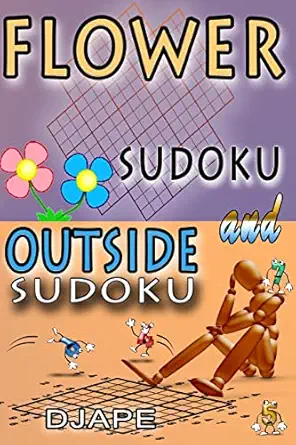 flower sudoku and outside sudoku sudoku variants puzzles 1st edition djape 1480185388, 978-1480185388