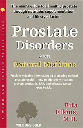 prostate disorders and natural medicine 1st edition rita elkins mh 1885670176, 978-1885670175