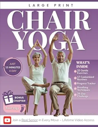 chair yoga for seniors over 60 beginner friendly exercises and stretching to improve mobility joint health