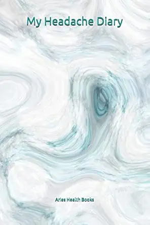 my headache diary portable medium size journal for cluster and tension headaches migraine daily log can track